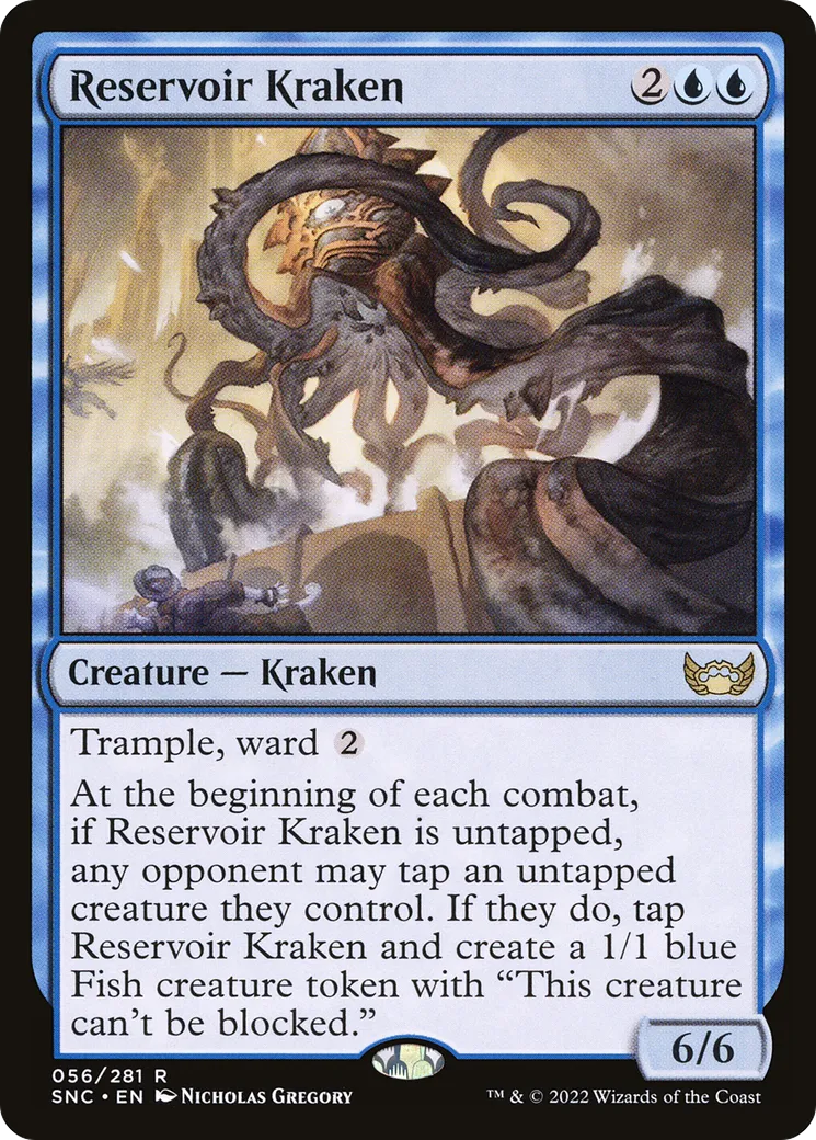 Reservoir Kraken — Streets of New Capenna — Magic: The Gathering