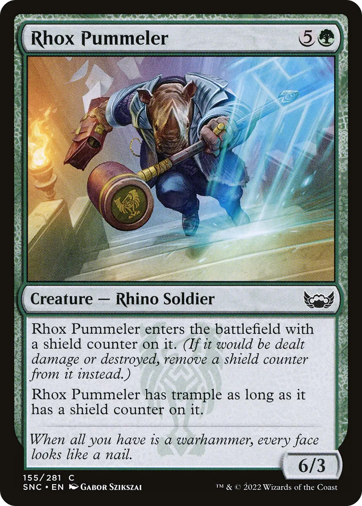 Rhox Pummeler — Streets of New Capenna — Magic: The Gathering