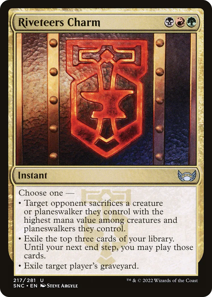 Riveteers Charm — Streets of New Capenna — Magic: The Gathering