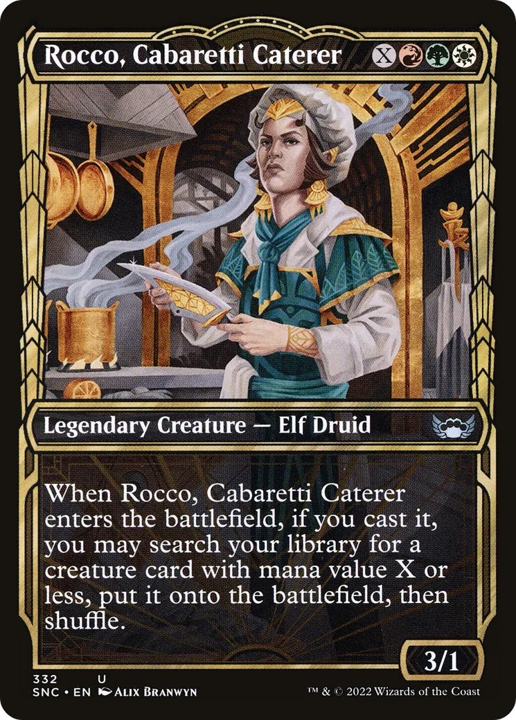 Rocco, cuisinier des Cabaretti — Streets of New Capenna — Magic: The Gathering