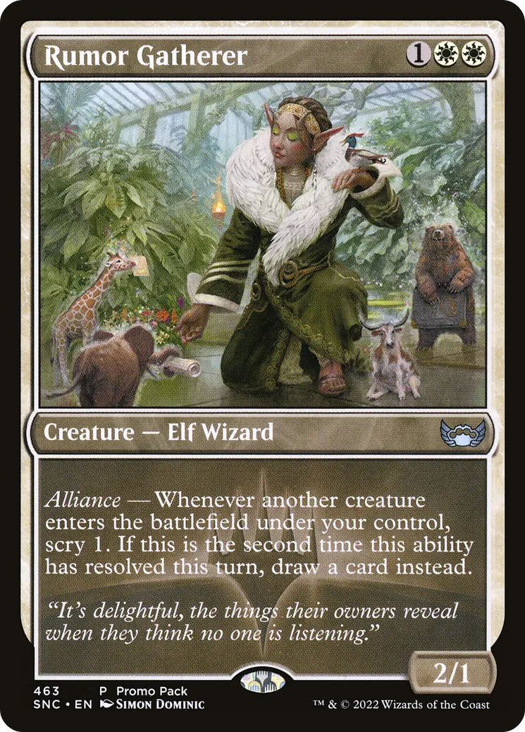 Rassembleuse de rumeurs — Streets of New Capenna — Magic: The Gathering