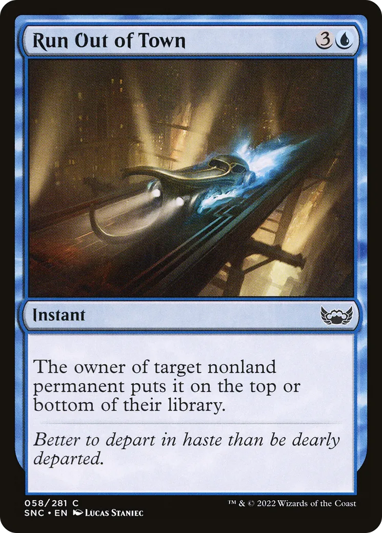 Quitter la ville — Streets of New Capenna — Magic: The Gathering