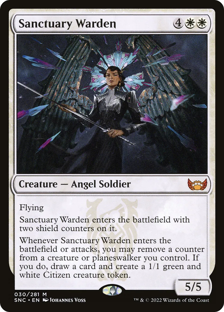 Sanctuary Warden — Streets of New Capenna — Magic: The Gathering