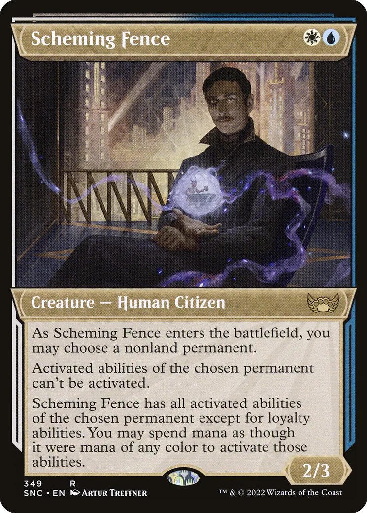 Scheming Fence — Streets of New Capenna — Magic: The Gathering