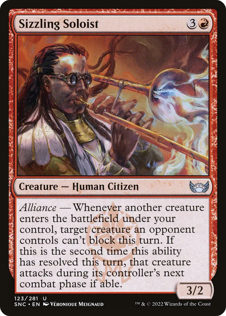 Soliste grésillant — Streets of New Capenna — Magic: The Gathering