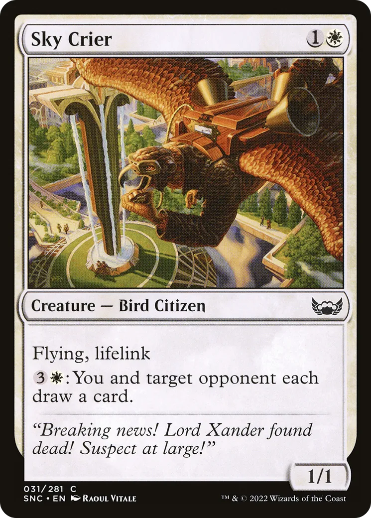 Crieur céleste — Streets of New Capenna — Magic: The Gathering