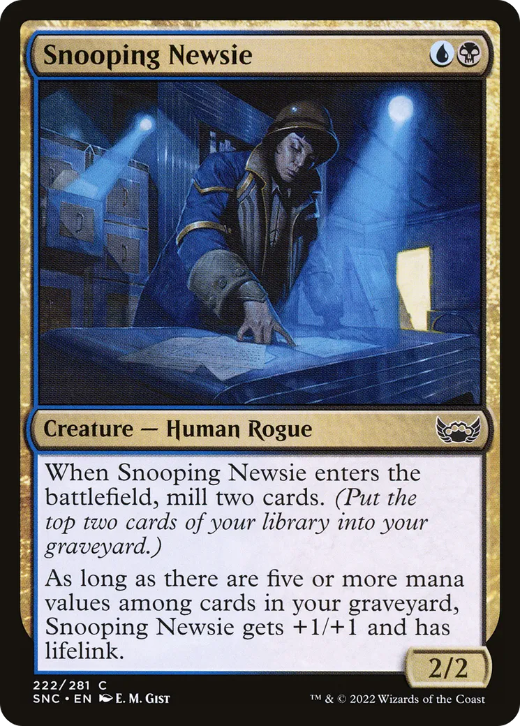 Journaleuse curieuse — Streets of New Capenna — Magic: The Gathering