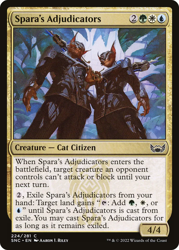 Adjudicateurs de Spara — Streets of New Capenna — Magic: The Gathering