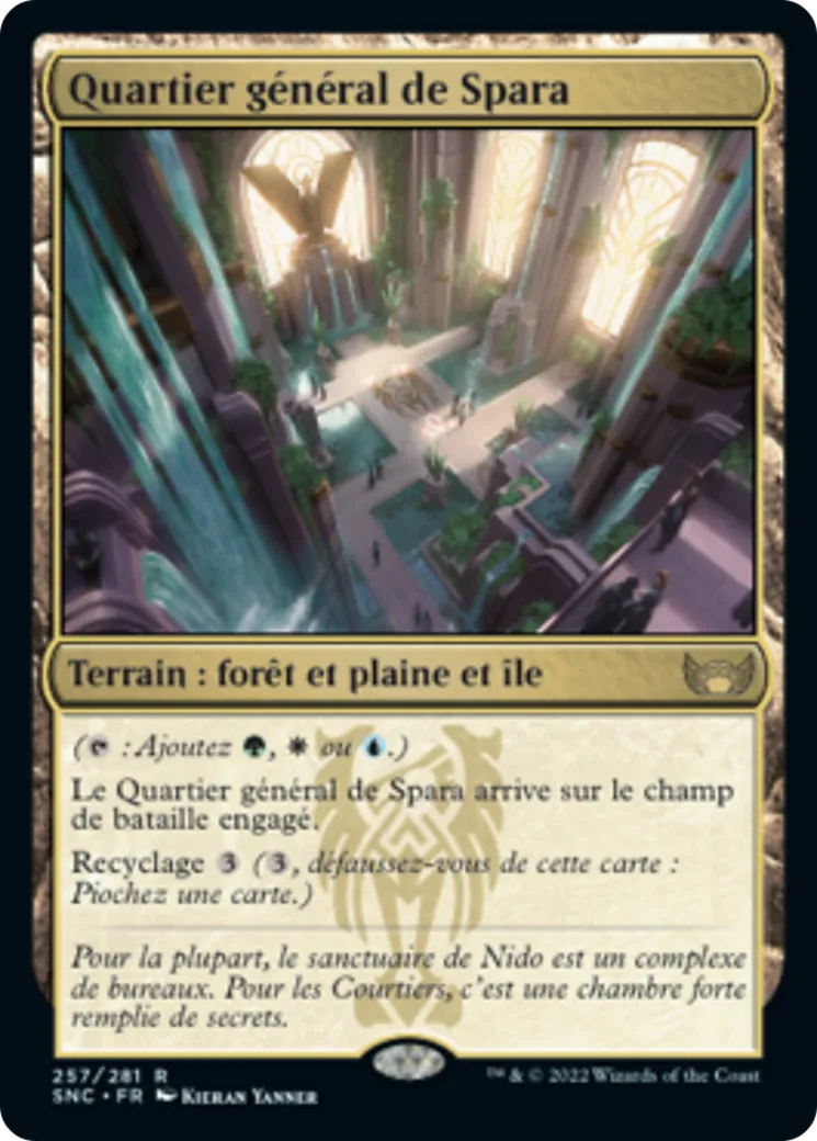 Quartier général de Spara — Streets of New Capenna — Magic: The Gathering