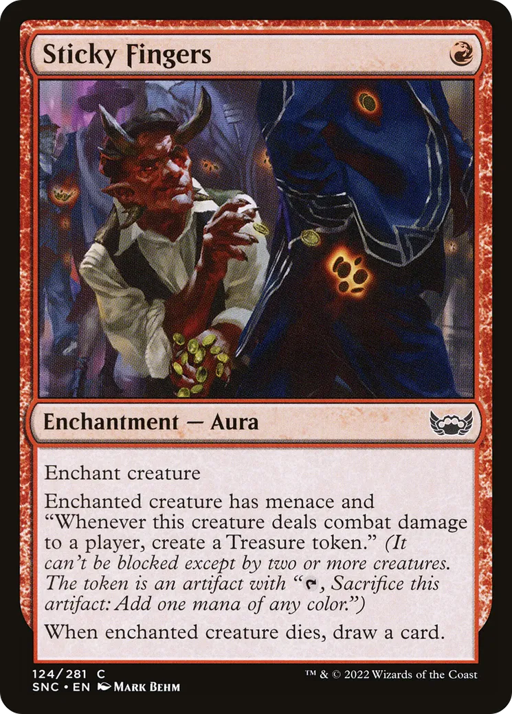 Sticky Fingers — Streets of New Capenna — Magic: The Gathering