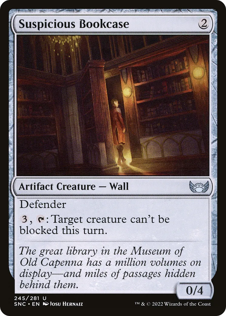 Suspicious Bookcase — Streets of New Capenna — Magic: The Gathering