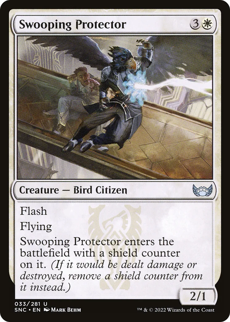Protecteur plongeant — Streets of New Capenna — Magic: The Gathering