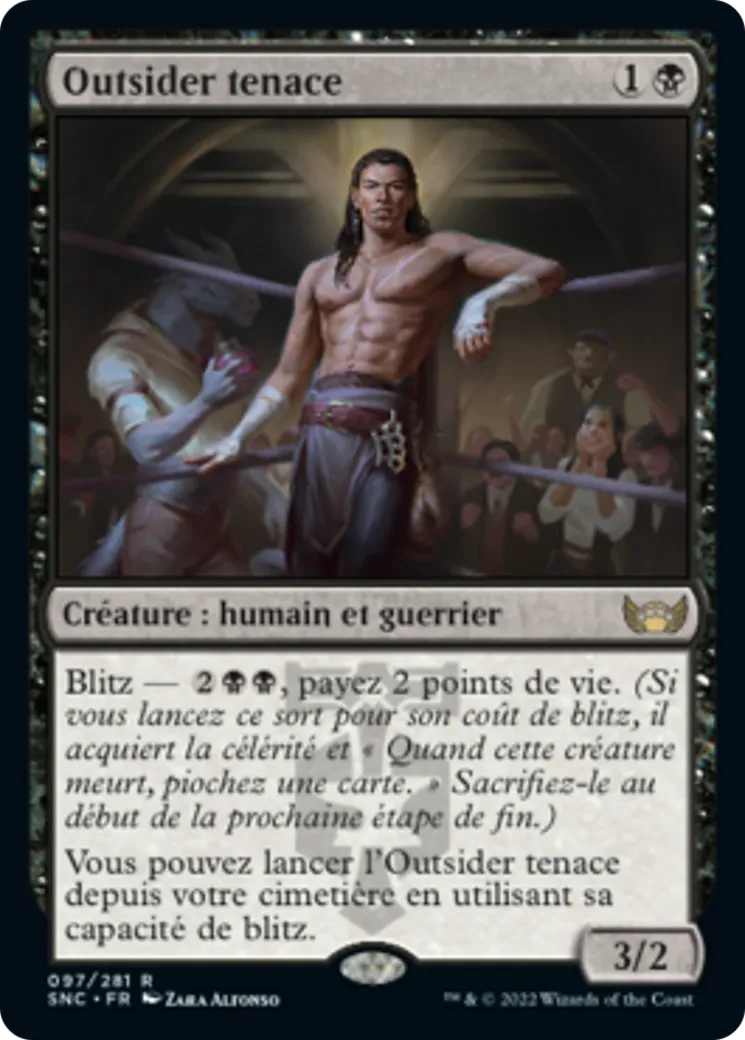 Outsider tenace — Streets of New Capenna — Magic: The Gathering