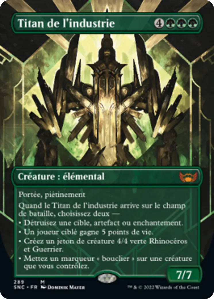 Titan de l'industrie — Streets of New Capenna — Magic: The Gathering
