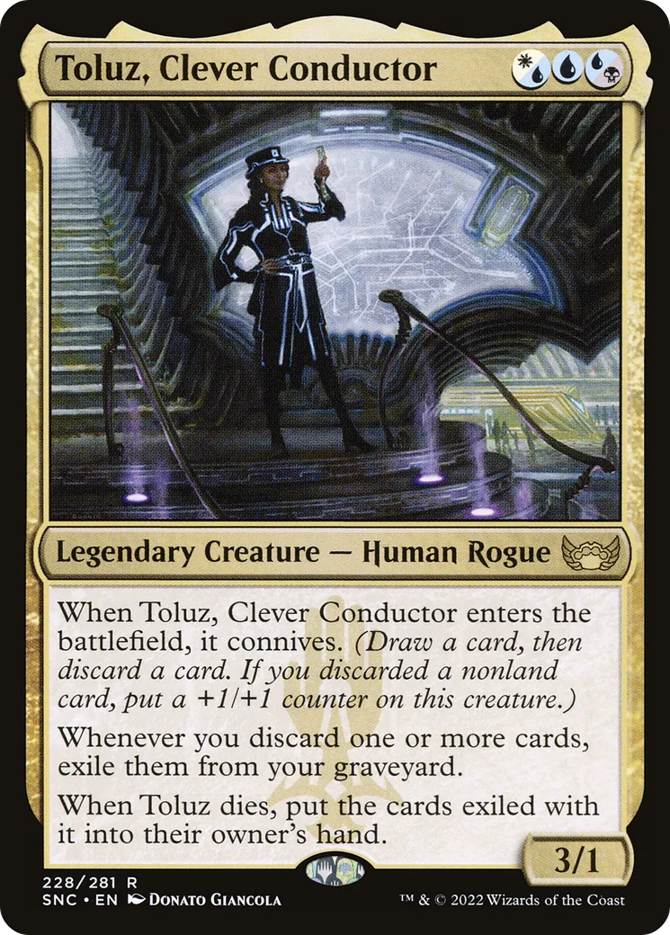 Toluz, conductrice futée — Streets of New Capenna — Magic: The Gathering