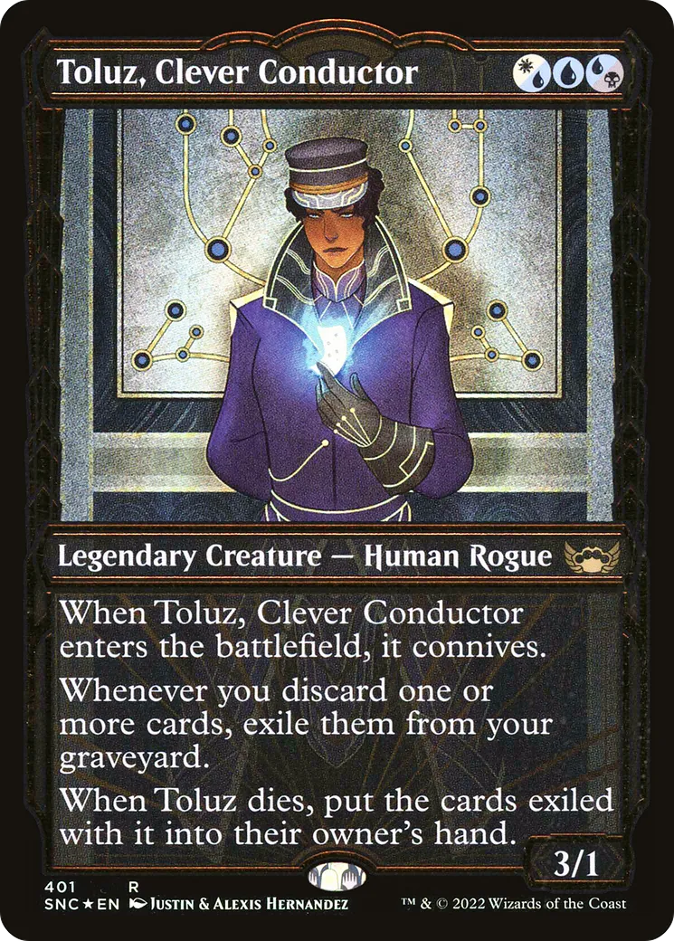 Toluz, Clever Conductor — Streets of New Capenna — Magic: The Gathering