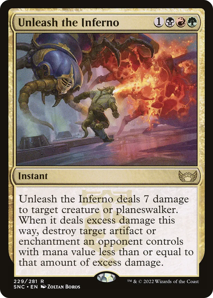 Unleash the Inferno — Streets of New Capenna — Magic: The Gathering