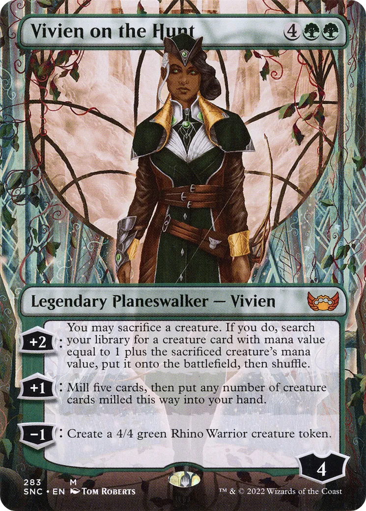 Vivien en chasse — Streets of New Capenna — Magic: The Gathering