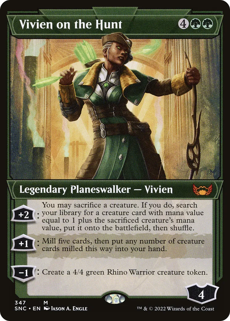 Vivien en chasse — Streets of New Capenna — Magic: The Gathering