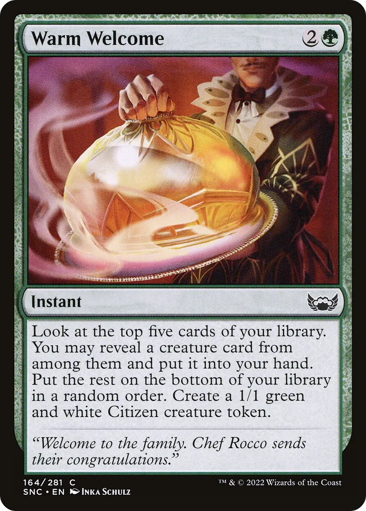 Warm Welcome — Streets of New Capenna — Magic: The Gathering