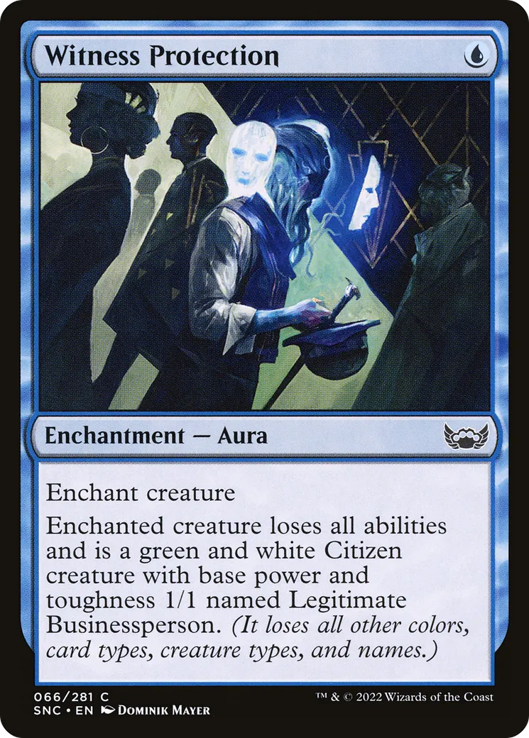 Protection de témoin — Streets of New Capenna — Magic: The Gathering