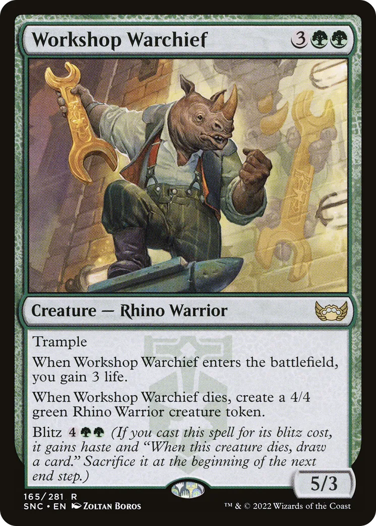 Chef de guerre d'atelier — Streets of New Capenna — Magic: The Gathering