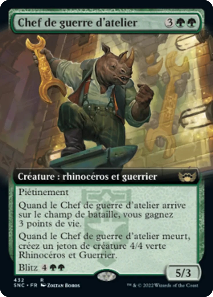 Chef de guerre d'atelier — Streets of New Capenna — Magic: The Gathering