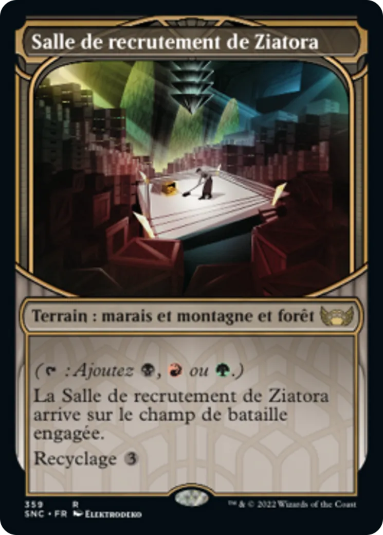 Salle de recrutement de Ziatora — Streets of New Capenna — Magic: The Gathering