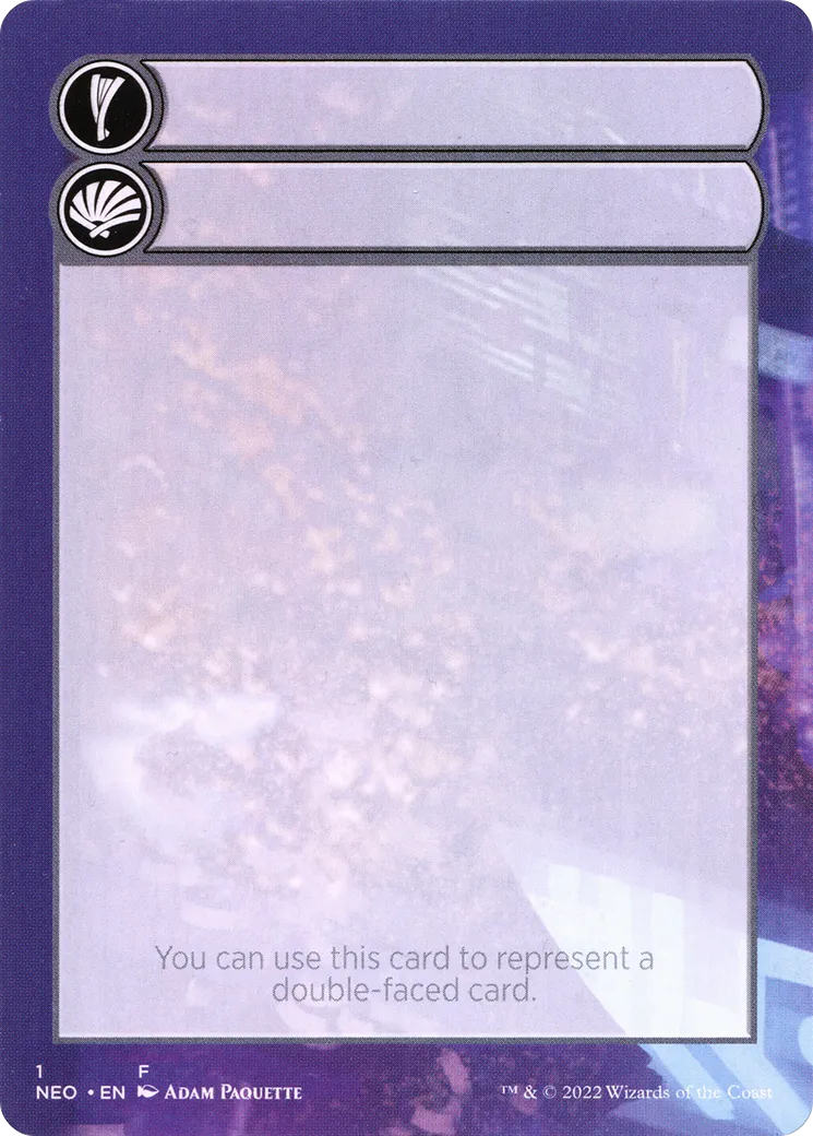 Double-Faced Substitute Card — Kamigawa: Neon Dynasty Substitute Cards — Magic: The Gathering
