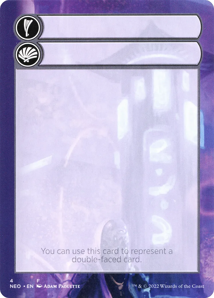 Double-Faced Substitute Card — Kamigawa: Neon Dynasty Substitute Cards — Magic: The Gathering