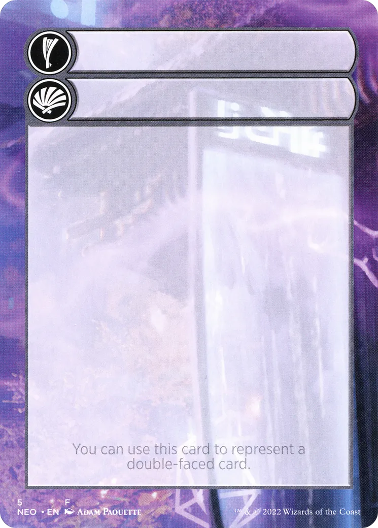 Double-Faced Substitute Card — Kamigawa: Neon Dynasty Substitute Cards — Magic: The Gathering