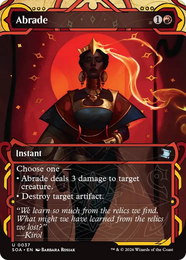 Abrade — Secrets of Strixhaven Mystical Archive — Magic: The Gathering