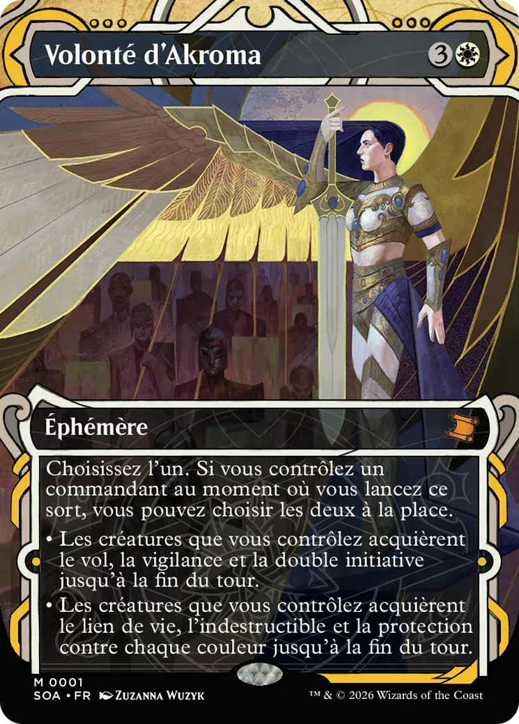 Volonté d'Akroma from Secrets of Strixhaven Mystical Archive - Magic: The Gathering