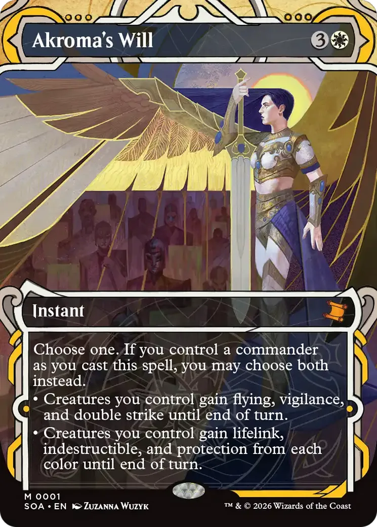 Akroma's Will from Secrets of Strixhaven Mystical Archive - Magic: The Gathering
