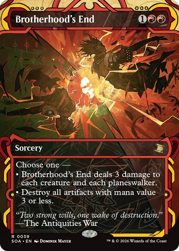 Brotherhood's End — Secrets of Strixhaven Mystical Archive — Magic: The Gathering