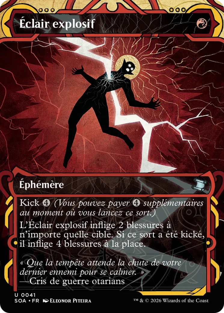 Éclair explosif — Secrets of Strixhaven Mystical Archive — Magic: The Gathering