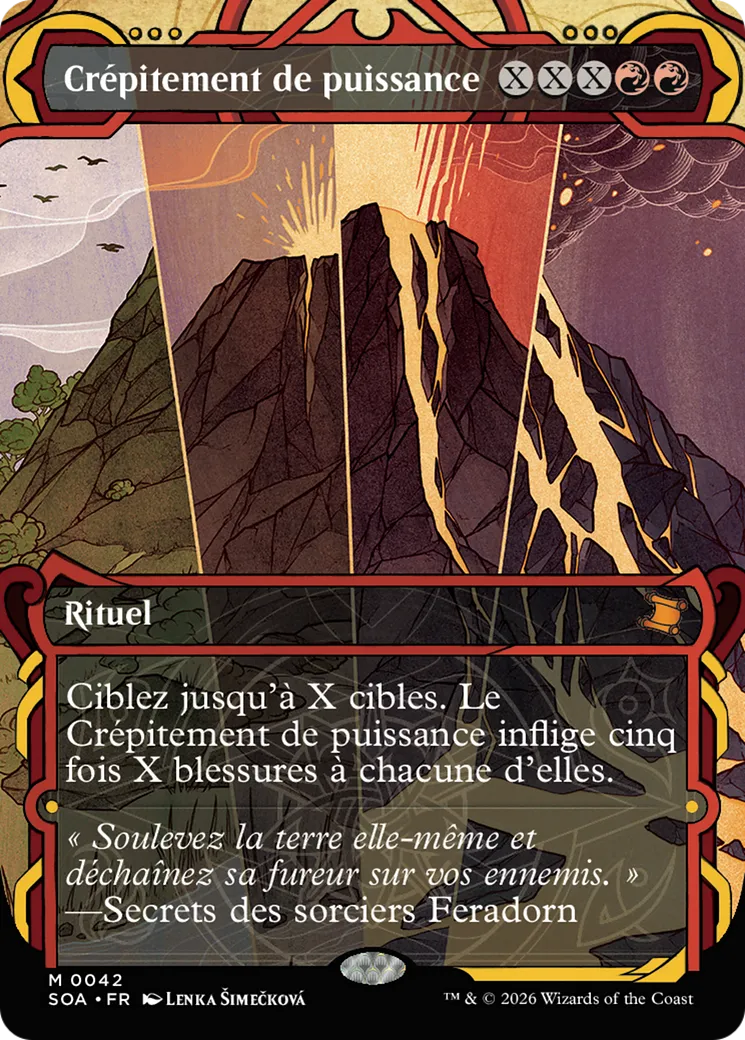 Crépitement de puissance — Secrets of Strixhaven Mystical Archive — Magic: The Gathering