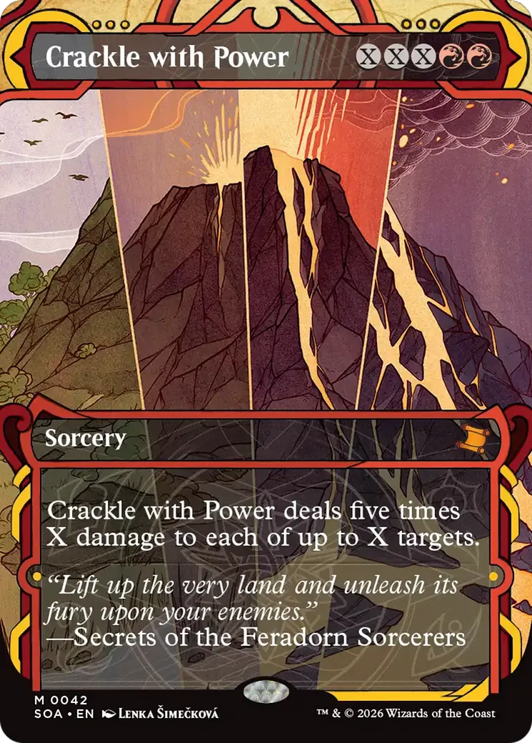 Crackle with Power — Secrets of Strixhaven Mystical Archive — Magic: The Gathering