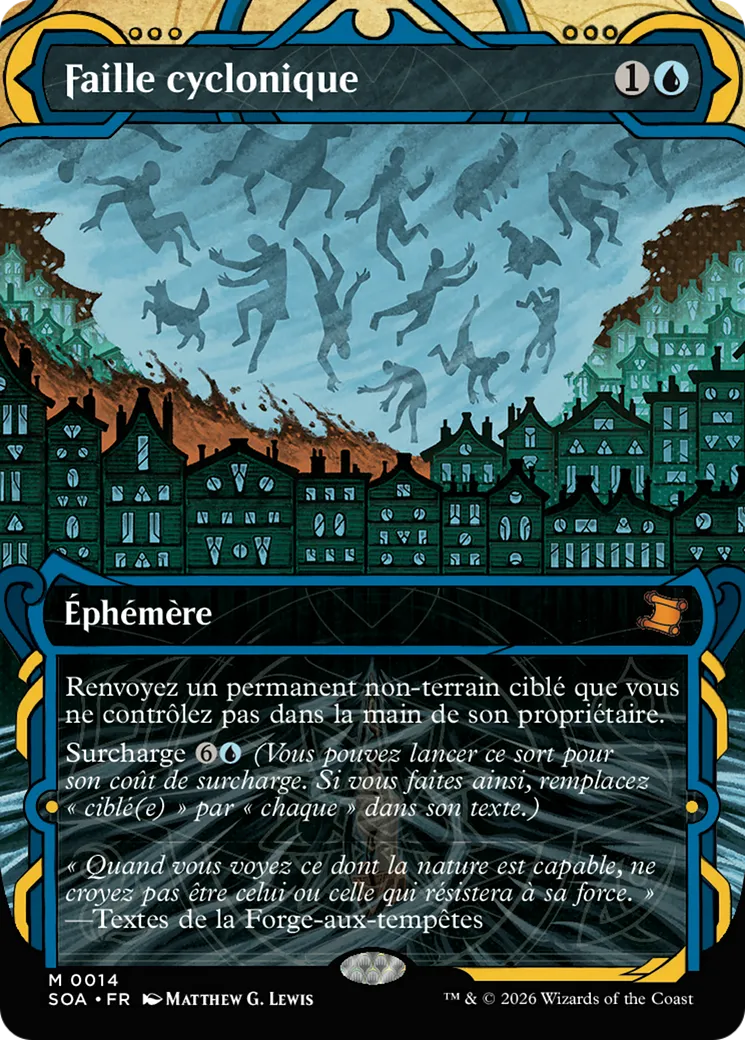 Faille cyclonique from Secrets of Strixhaven Mystical Archive - Magic: The Gathering