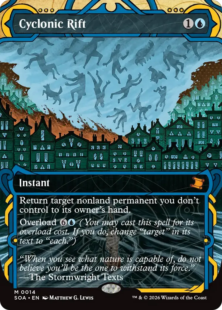Cyclonic Rift — Secrets of Strixhaven Mystical Archive — Magic: The Gathering