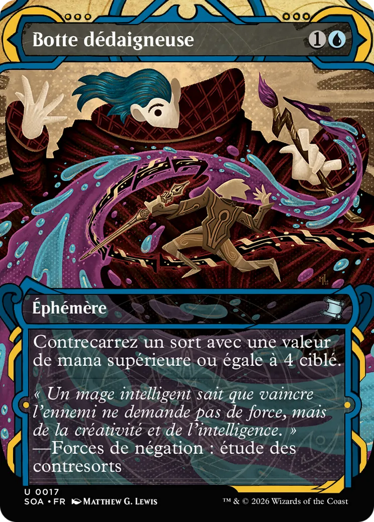 Botte dédaigneuse — Secrets of Strixhaven Mystical Archive — Magic: The Gathering