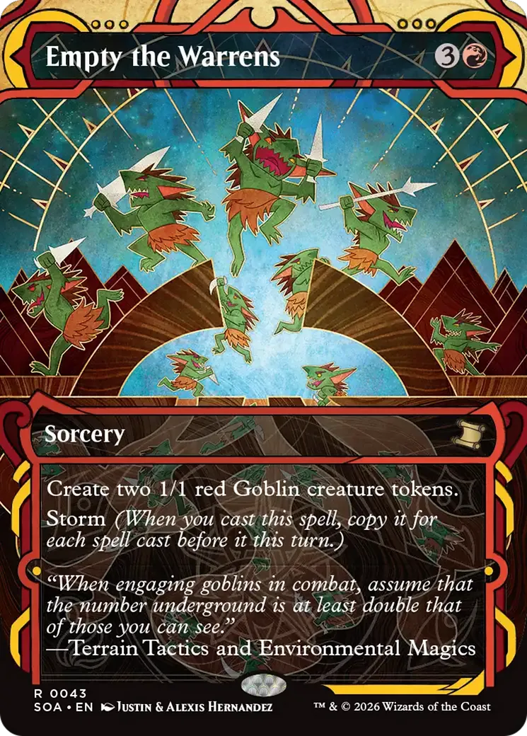 Empty the Warrens — Secrets of Strixhaven Mystical Archive — Magic: The Gathering