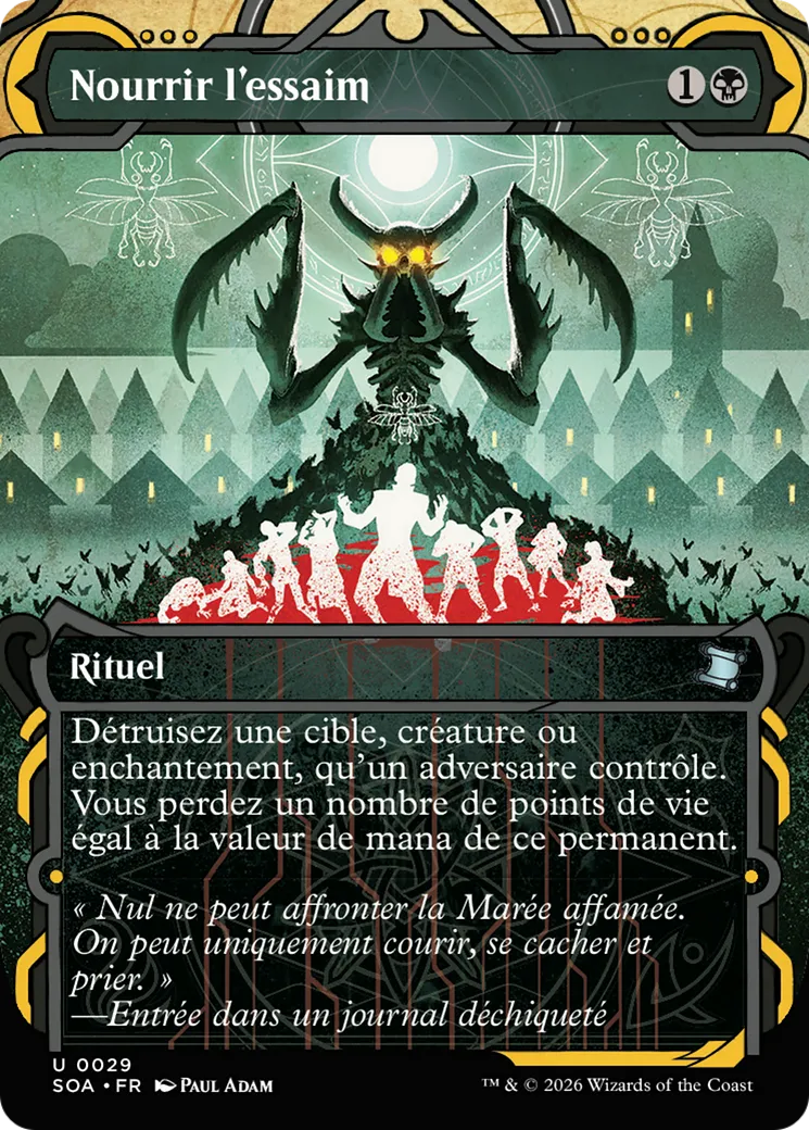Nourrir l'essaim — Secrets of Strixhaven Mystical Archive — Magic: The Gathering