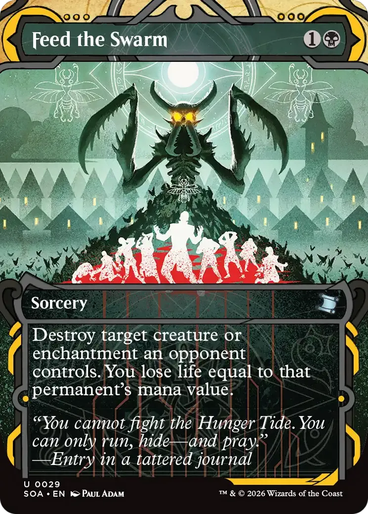 Nourrir l'essaim — Secrets of Strixhaven Mystical Archive — Magic: The Gathering
