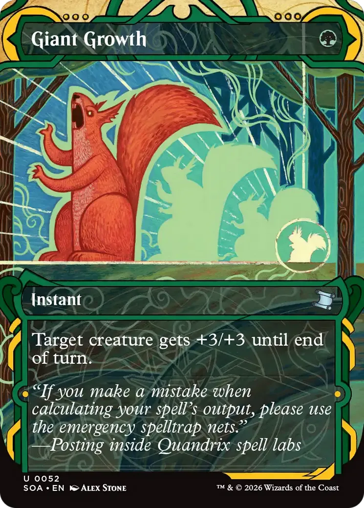 Giant Growth — Secrets of Strixhaven Mystical Archive — Magic: The Gathering