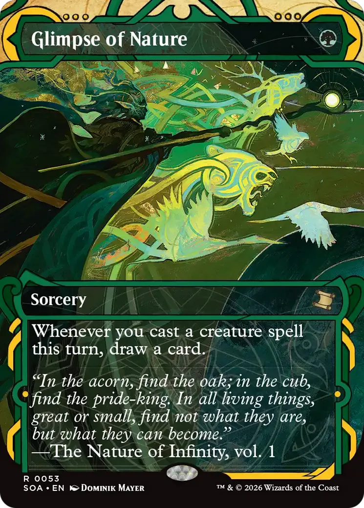 Glimpse of Nature — Secrets of Strixhaven Mystical Archive — Magic: The Gathering