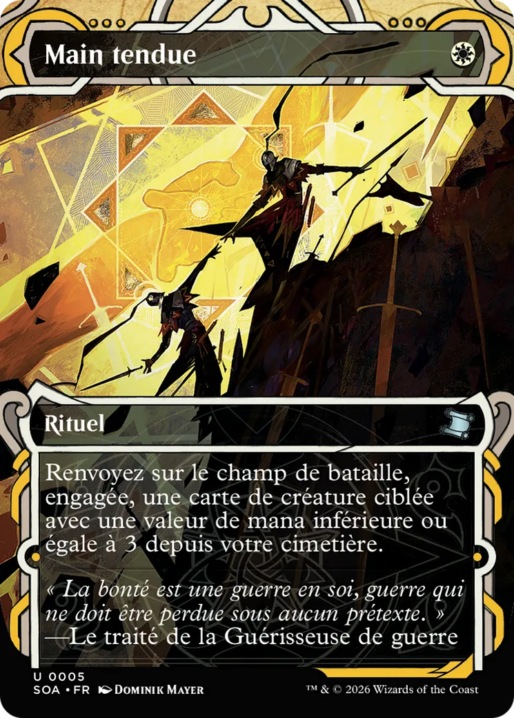 Main tendue — Secrets of Strixhaven Mystical Archive — Magic: The Gathering