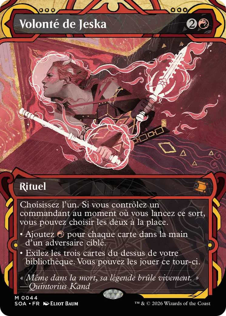 Volonté de Jeska — Secrets of Strixhaven Mystical Archive — Magic: The Gathering