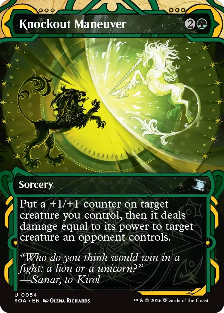 Manœuvre de K.O. — Secrets of Strixhaven Mystical Archive — Magic: The Gathering