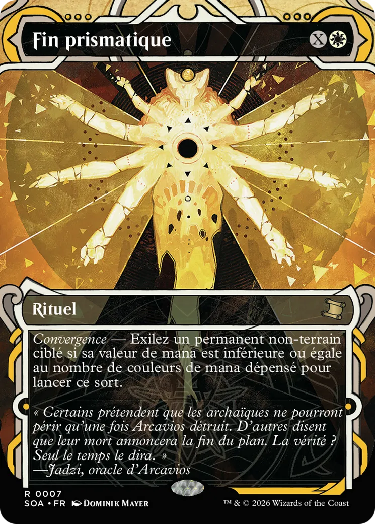 Fin prismatique from Secrets of Strixhaven Mystical Archive - Magic: The Gathering